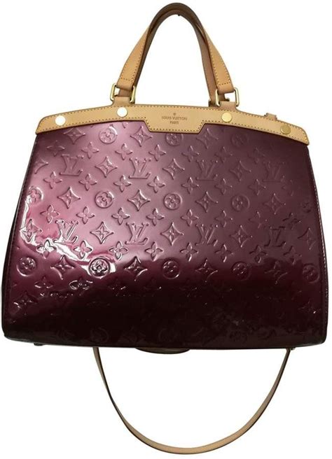 louis vuitton burgundy patent leather bag|louis vuitton leather satchels.